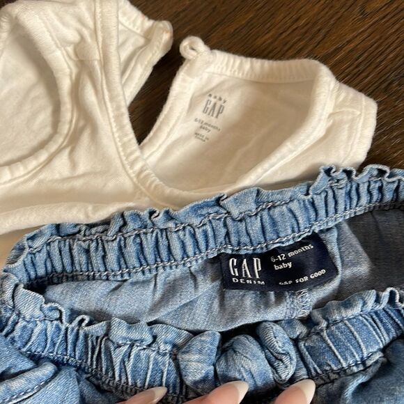 (7) Piece Carter’s + Baby GAP Girls 6 Mo Spring Summer Set 6M - Picture 6 of 9